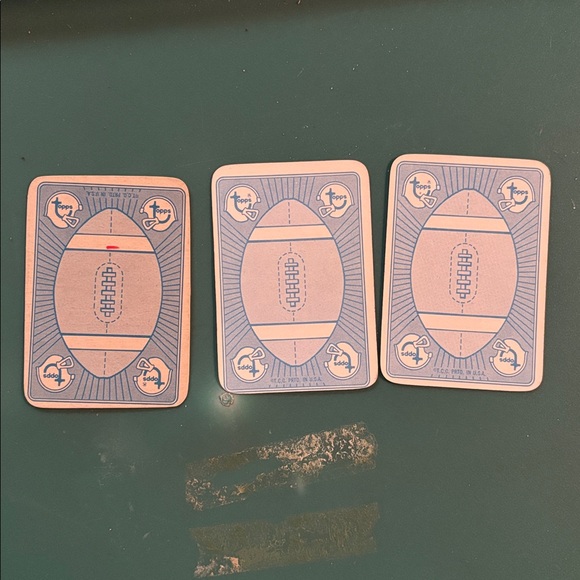 1971 Topps NFL Game trading cards. Lot of 3. - Picture 5 of 5